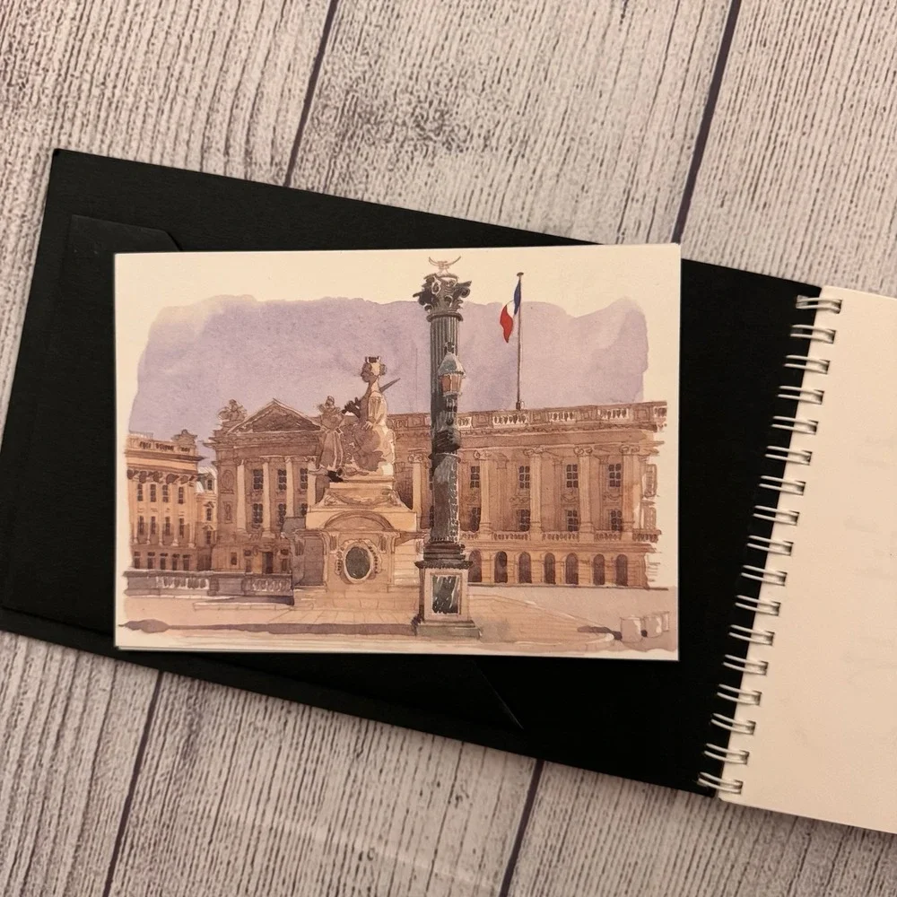 Louis Vuitton Carnet De Voyage Paris Sketchbook Pencil & Postcards 1994 Rare